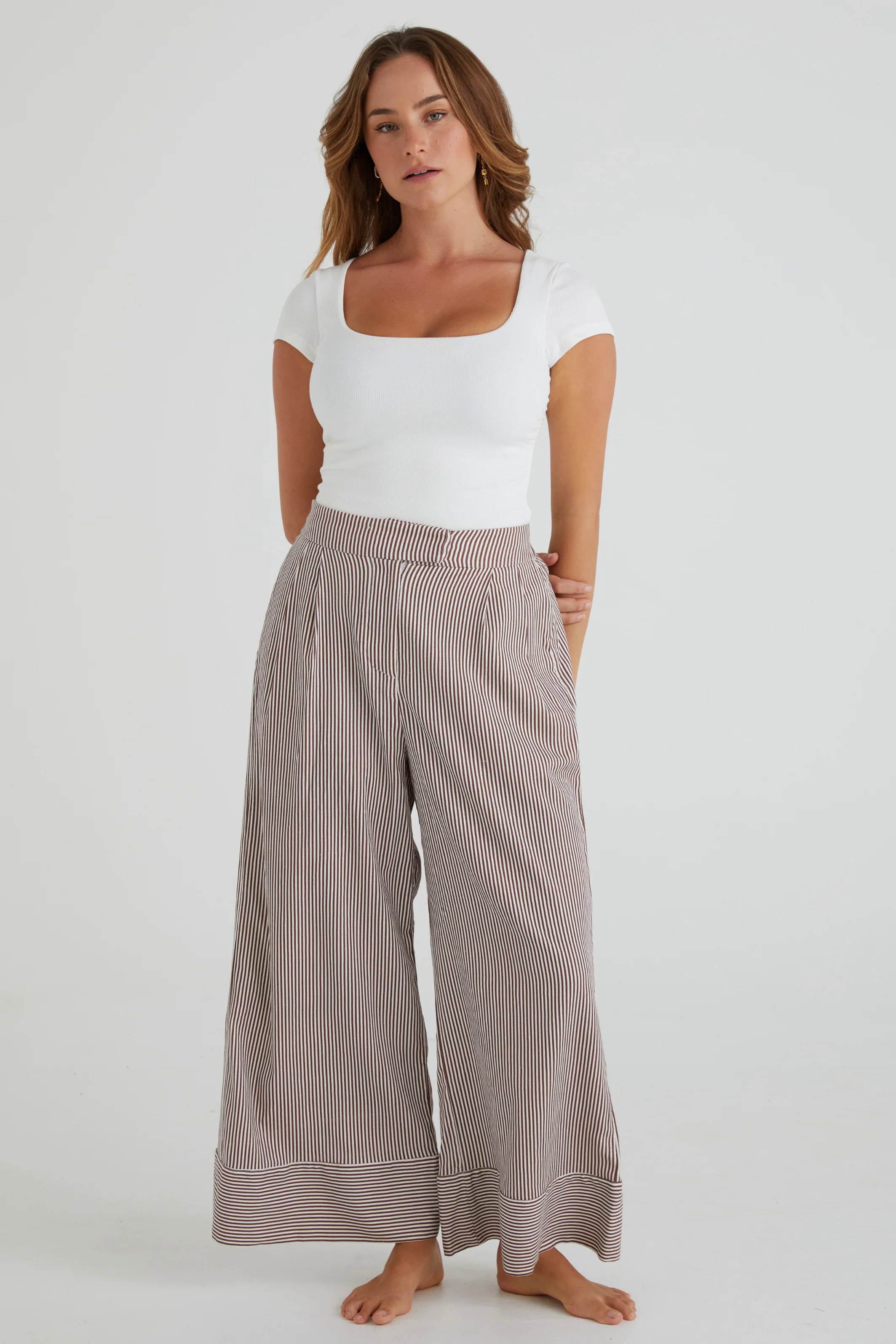 ELIANA PANTS - Coco Stripe