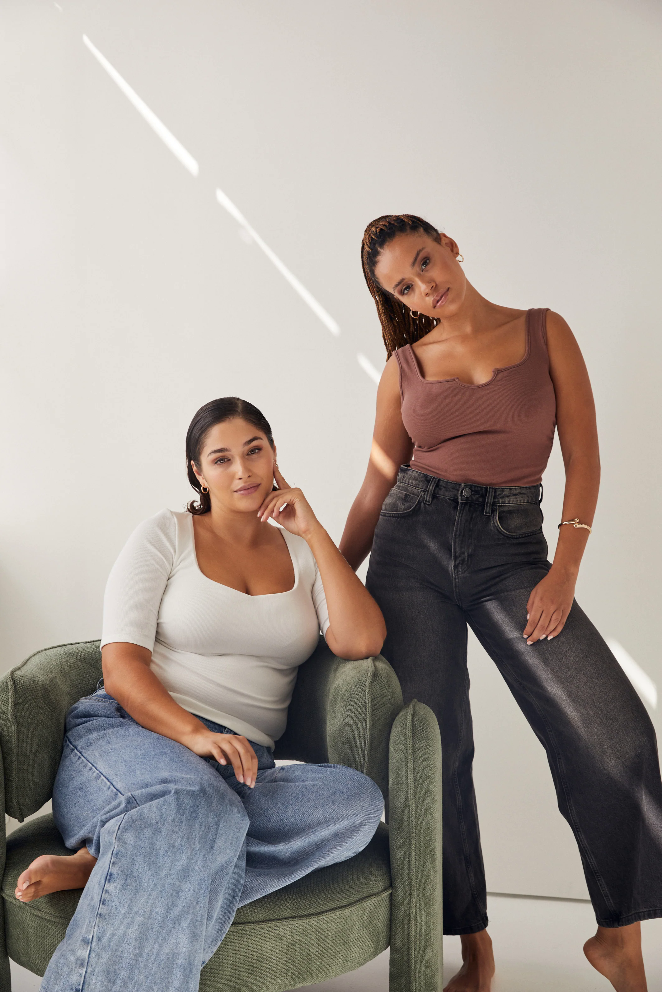 Busty Basics - Notch Neck Tank
