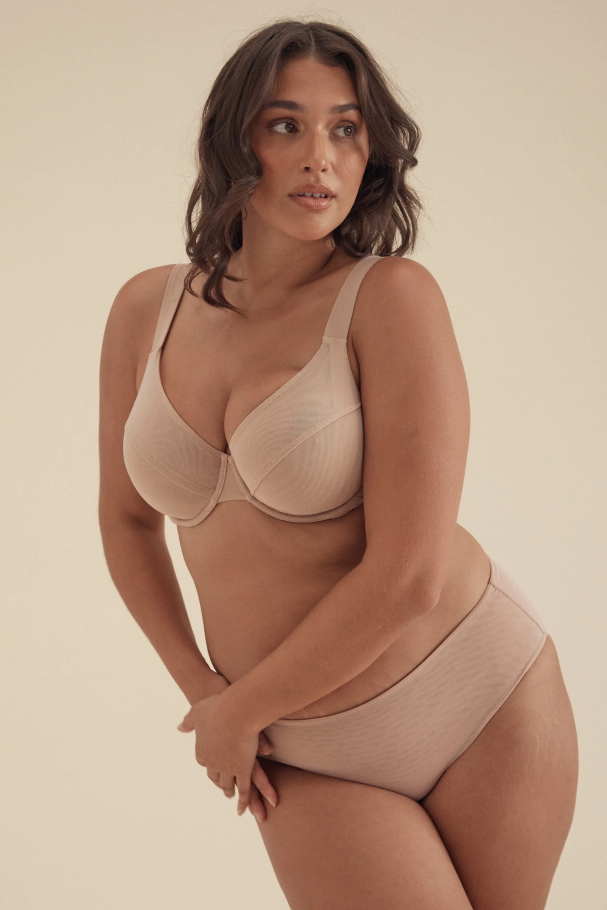 BUSTY BASICS KNICKERS - FULL BRIEF - LATTE BUSTY BASICS KNICKERS - FULL BRIEF - LATTE