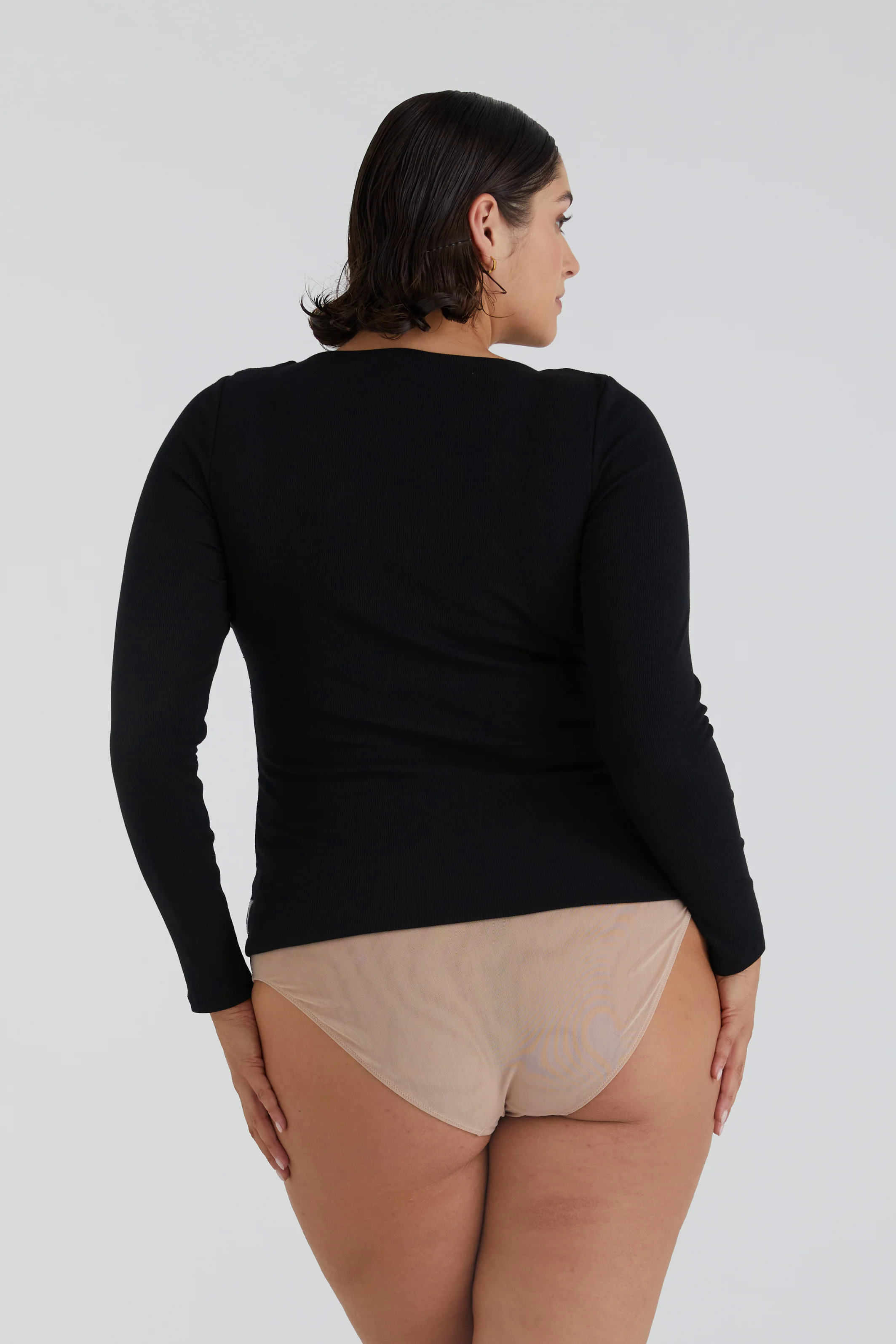 Busty Basics - Boat Neck Long Sleeve