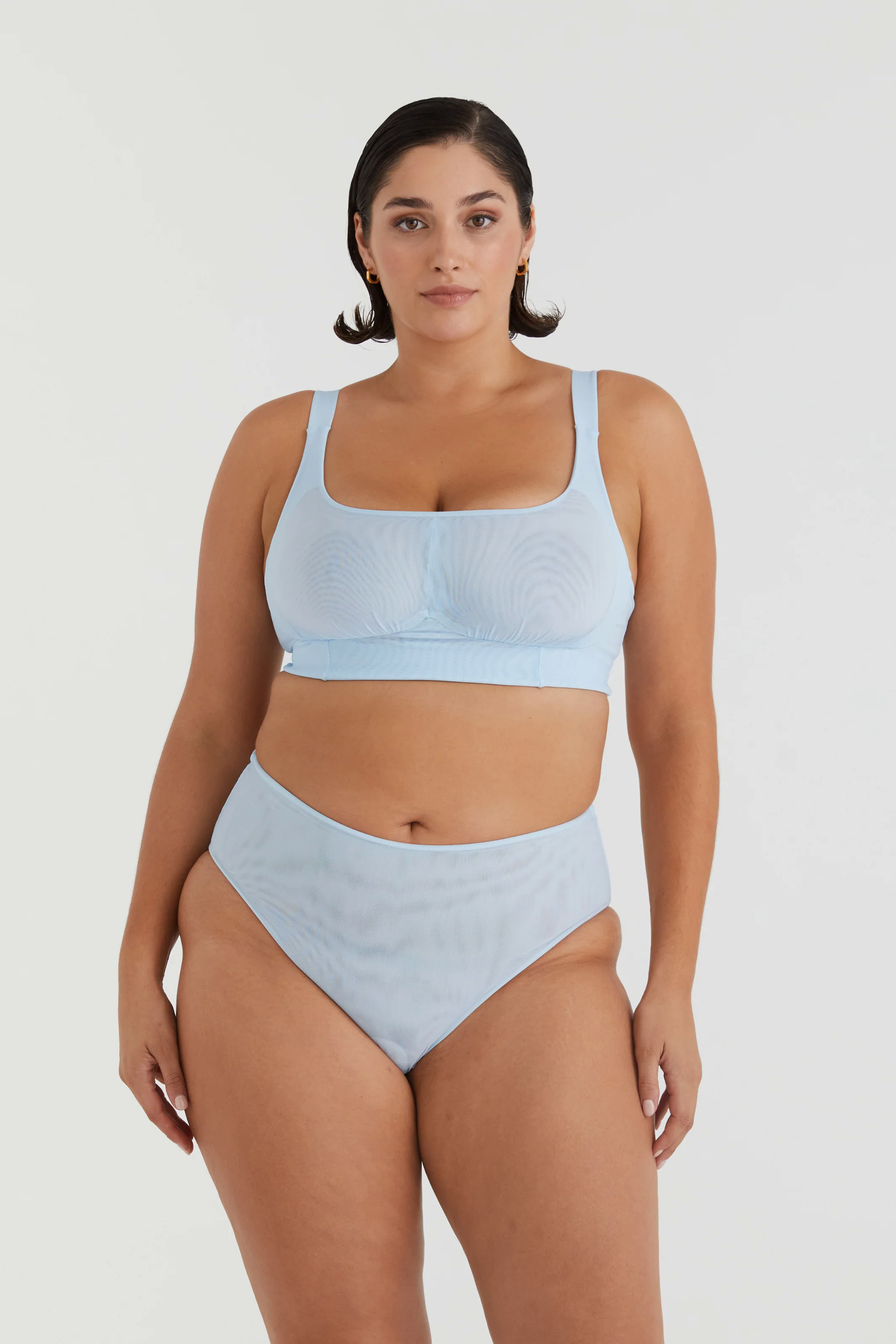 BUSTY BASICS CROP - MIST