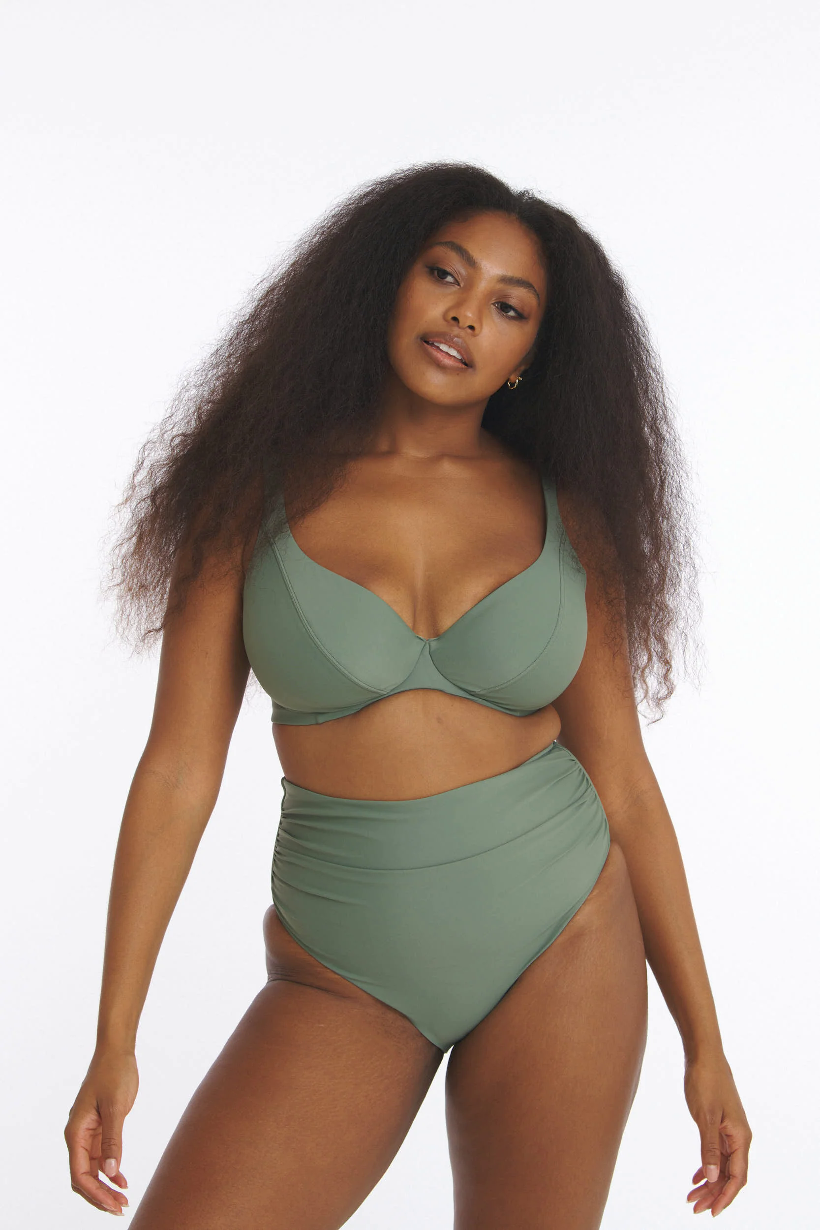 SASCHA BIKINI TOP - EUCALYPTUS