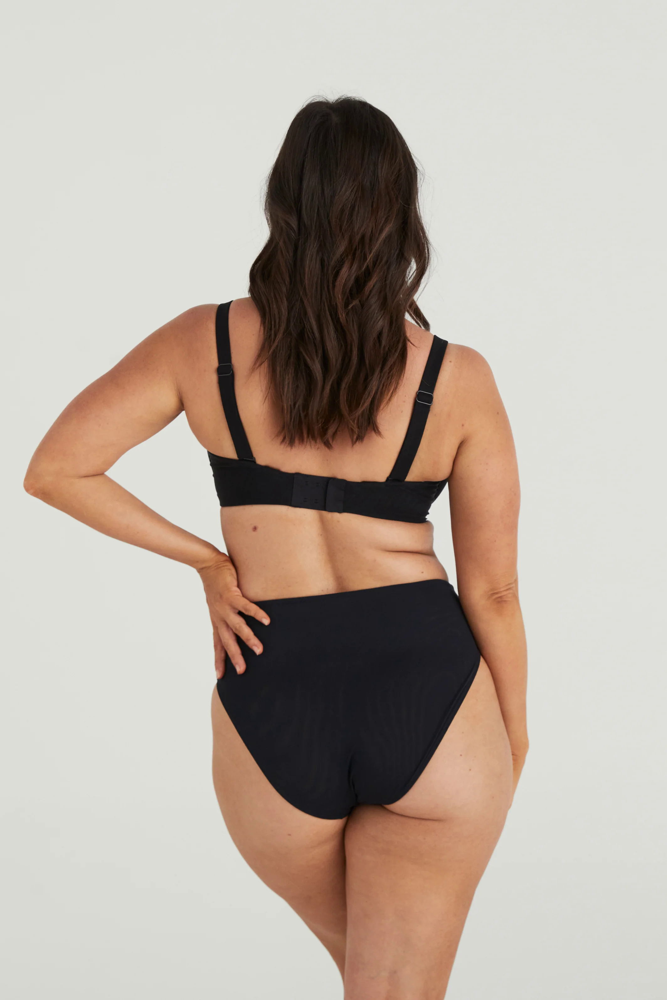 BUSTY BASICS KNICKERS - FULL BRIEF - BLACK