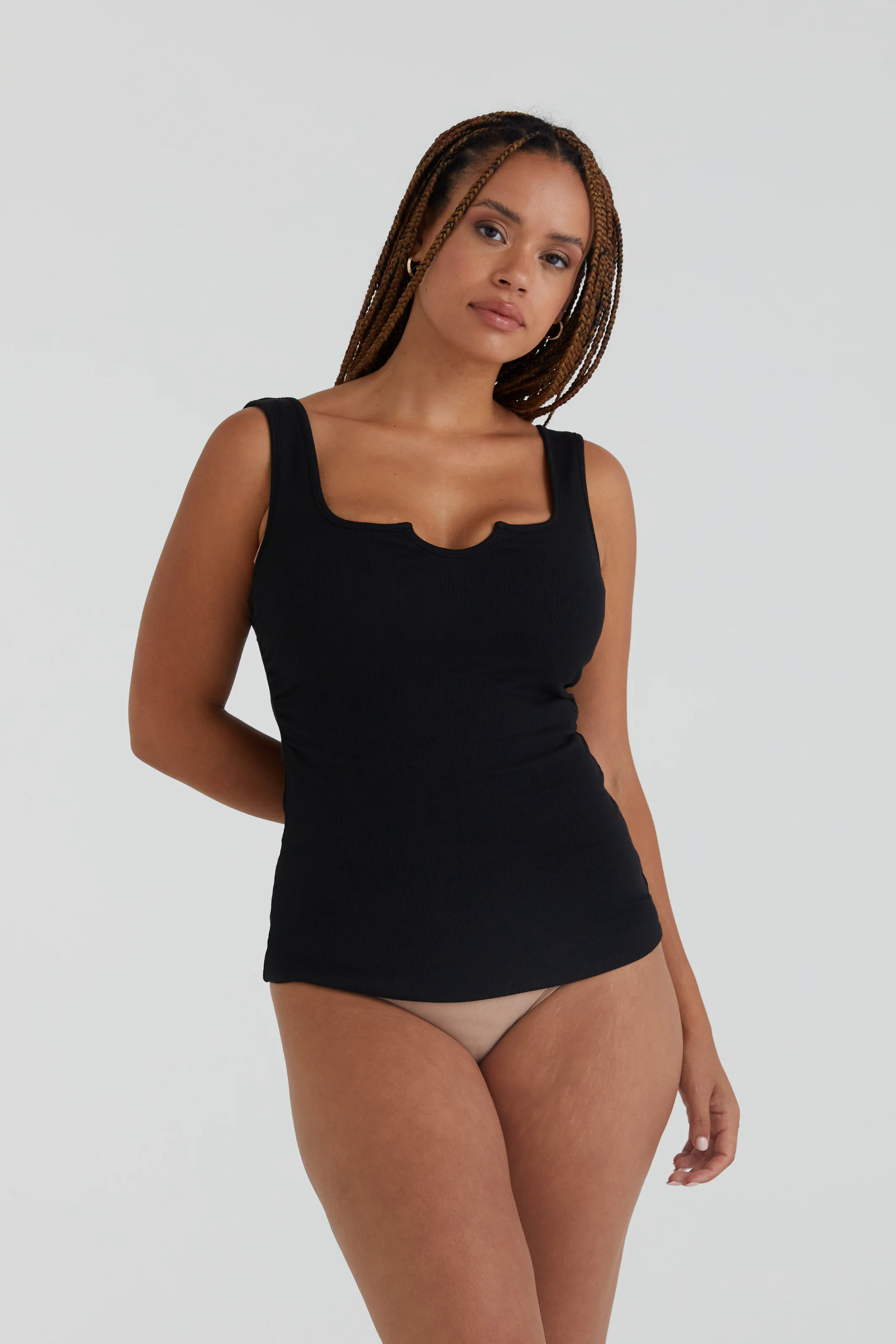 Busty Basics - Notch Neck Tank