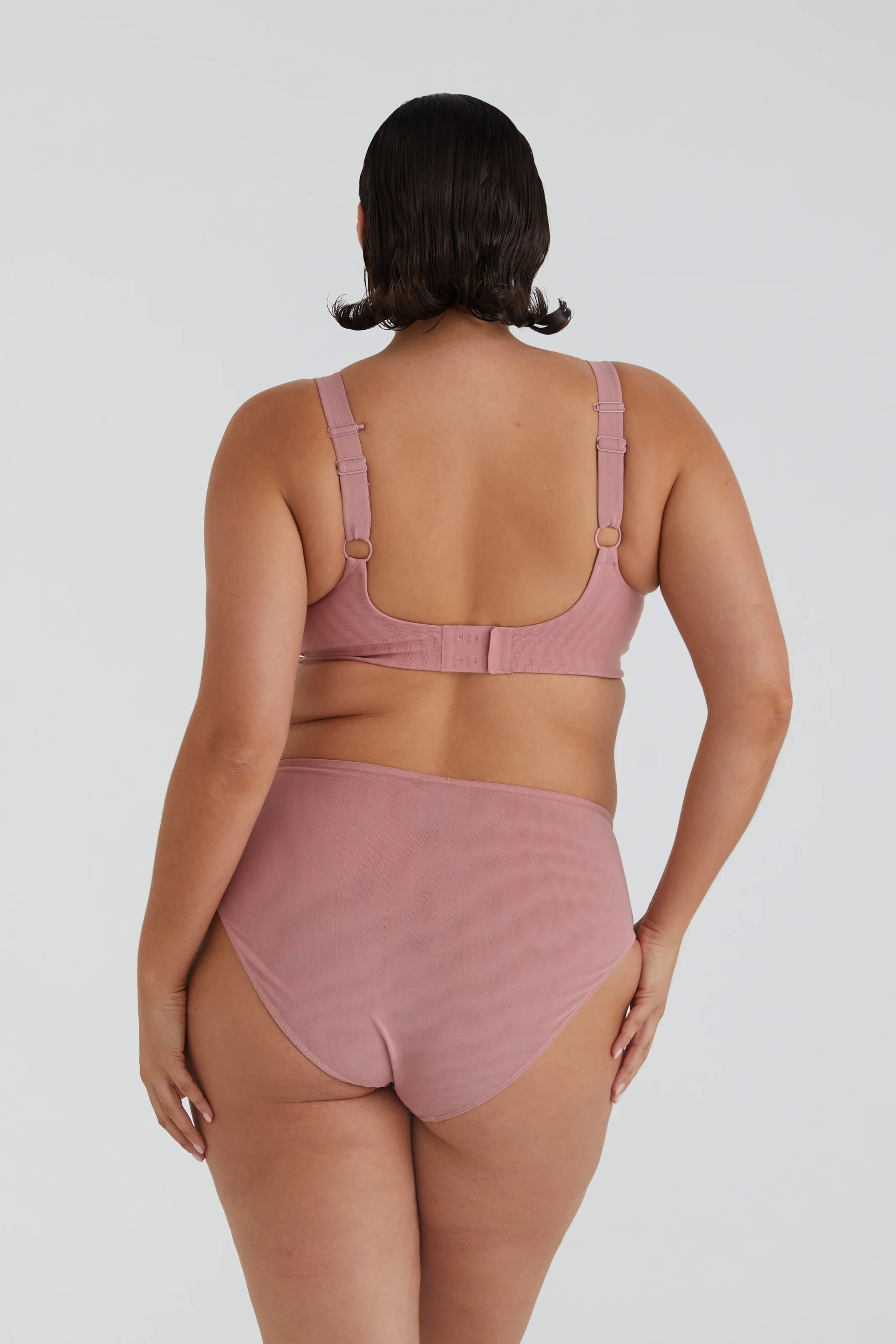 BUSTY BASICS KNICKERS - ROSEWOOD