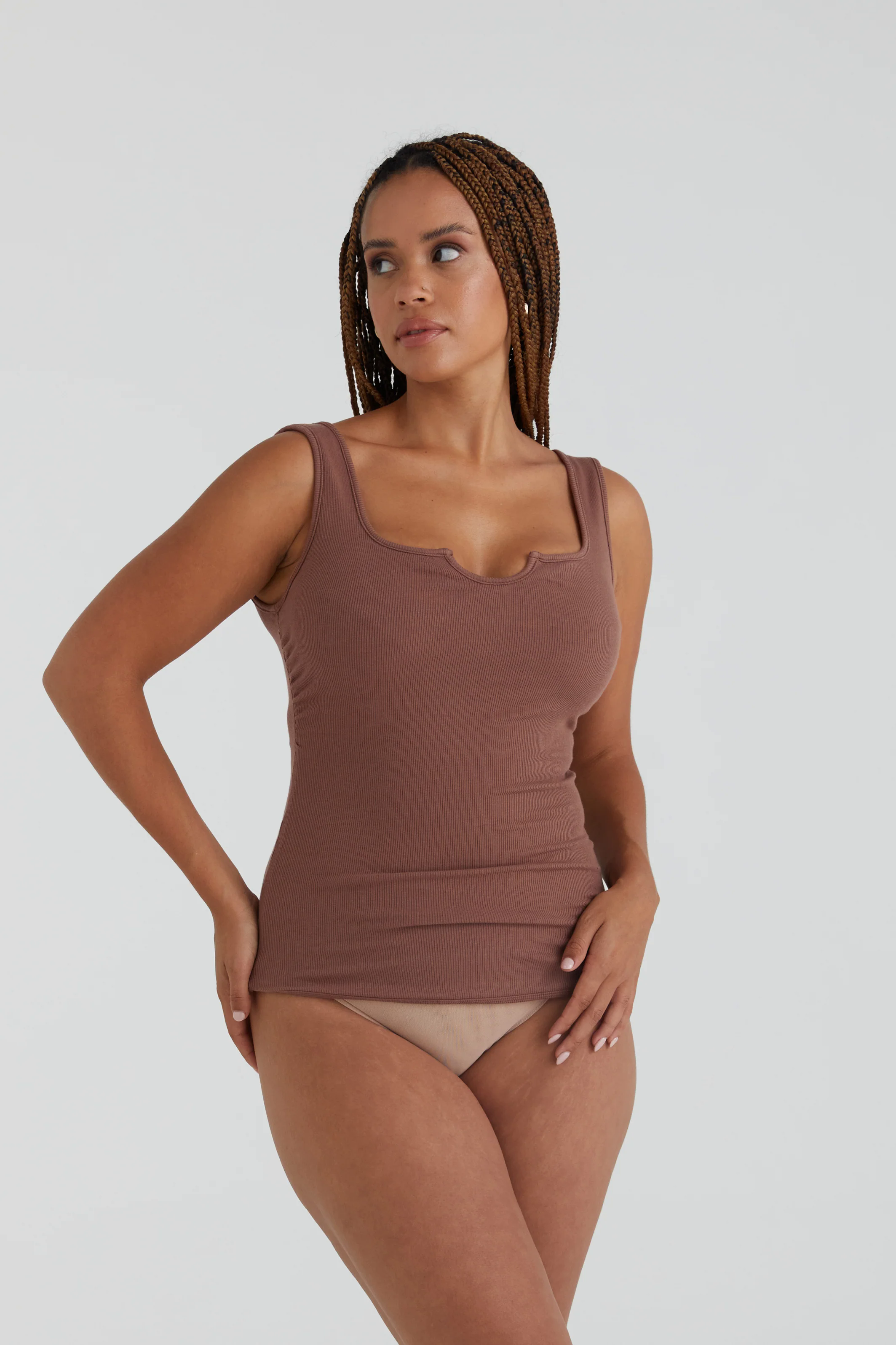 Busty Basics - Notch Neck Tank