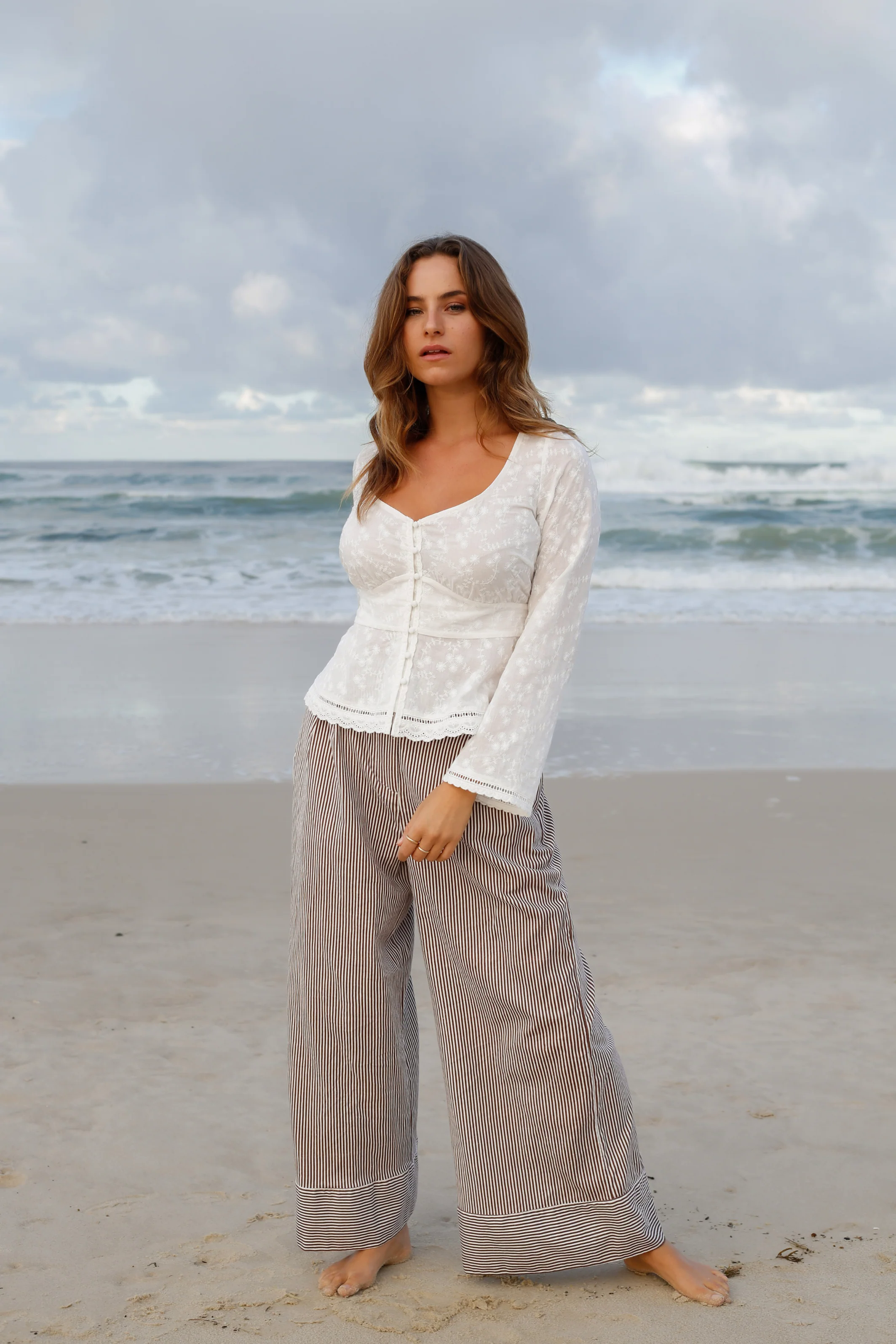 ELIANA PANTS - Coco Stripe